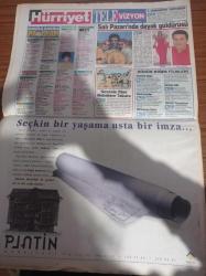 Hürriyet Gazetesi - 28 Temmuz 1992 - Haydi Naim Süleymanoğlu Kaldır Şu Dünyayı - Hafız Süleymanoğlu Sıfır Çekti - Kim Demiş Metin Tekin Duruyor Diye - Metin Körler - TURBAN'ın Torpilli Genel Müdürü Ömer Bilgin - Rauf Denktaş'ın Verdiği Haritada Toprak Oranı Fazla Çıkmış - Cumhurbaşkanı Turgut Özal'ın Kızı Zeynep Özal İle Butikçi Adnan Güngör'ün Nişanı - Kürtlerin Saddam'ı Devirme Planı