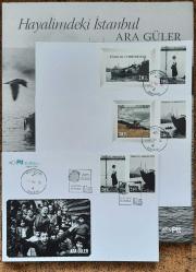 2024 ARA GÜLER PORTFÖY İLK GÜN POSTA DAMGALI NUMARALI BLOK PULLU FDCLER.