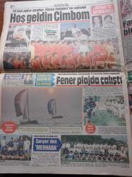 Hürriyet Gazetesi - 15  Temmuz 1991 - Hoşgeldin Galatasaray - Tanju Çolak - Mustafa Denizli - Mesut Yılmaz'a Suikast Planı - Dev Sol Fransa'yı 7 Milyar Dolandırdı - Bush'u Korumada Şaşırtmada Taktiği - Turgut Özal'ın Yazlığında Köpekbalığı Korkusu - Süleyman Demirel - Ölüm Santralini Kapattırıyoruz