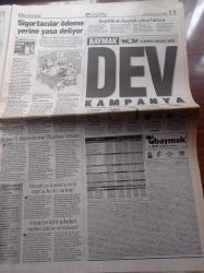 Hürriyet Gazetesi - 8 Şubat 1999 - Muzaffer Tema Türkan Şoray Gibi Öpen Yok - Galatasaray'ın Rumen Yıldızı Hagi'nin Doğum Günü Partisi - Televole Yine Dopdolu - Barış Manço'ya Saygı - Banu Alkan - Ortadoğu Ağlıyor Kral Hüseyin Öldü - Deniz Baykal Sağcılar Maço - Fazilet Partisi Lideri Recai Kutan- Yeni Ürdün Kralı Prens Abdullah Türk Dostu