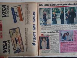 Ses Haftalık Aktüalite Sinema Tiyatro Müzik ve Gençlik Mecmuası Dergisi - 5 Mayıs 1986 - Sayı:19 - Türkiye İmar Bankası Reklamı - Gönül Yazar - Selçuk Özer - Gülden Karaböcek - Salih Kırmızı - Kenan Kalav - Bahar Öztan - Hülya Avşar - Türkan Şoray - Erol Atar - Muhsin Ertuğrul - Atalay Akçalı - Mithat Körler - Shaky Stevens - Mavi Sakal Grubu - Ahmet Gülhan - Nilüfer - Clint Eastwood fotoğraf ve haberi - Dergi Tam Değildir Sadece 8 Sayfası Mevcuttur