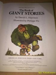 The Book of Giant Stories - David L. Harrison - American Heritage Press - İngilizce Kitap (Dev Hikayeler Kitabı)