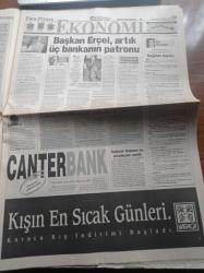 Hürriyet Gazetesi - 10 Ocak 1999 - Fatih Terim'den İstifa Sinyali - Hakan Şükür Başbakan Mesut Yılmaz'ı Ziyaret Ederek Vedalaştı - İstanbul'da Radyasyon Tehlikesi Yaratan Olay - Doğru Yol Partisi İle Demokratik Sol Parti'de İlk Uzlaşma - DTP'de Yalım Erez Harekatı - İtalya'da Panik 3 Apo Daha Geliyor - Murat Bardakçı