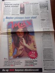 Hürriyet Gazetesi - 4 Şubat 1999 - Seda Sayan'ın Yeni Sevgilisi İzzet Yıldızhan Mahsun Kırmızıgül'ün İkizi - Halit Kıvanç - Barış Manço'nun Ani Ölümü - Barış Manço Güz Yağmurları İle Göçtün Gittin Diyordu - Barış Manço'nun Cenazesinde İmam da Şarkısından Sözler Okudu- Barış Manço İçin Devlet Sanatçısı Unvanına Onay - Her Görüşmede Alaattin Çakıcı'yı Soyuyorlar - Hakan Şükür - Hasan Şaş