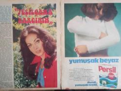 Ses Haftalık Aktüalite Sinema Tiyatro Müzik ve Gençlik Mecmuası Dergisi - 13 Eylül 1975 - Sayı:37 - Muazzez Abacı - Türkan Şoray - Persil Deterjan Reklamı - Lale Çarşaf Reklamı fotoğraf ve haberi - Dergi Tam Değildir Sadece 4 Sayfası Mevcuttur