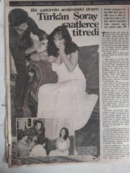 Ses Haftalık Aktüalite Sinema Tiyatro Müzik ve Gençlik Mecmuası Dergisi - Sen ve Senin Problemin haberi - Ali Nihat Mındıkoğlu - Nihat Işıklar - Gülden Yıldız - Emel Sayın - Türkan Şoray Saatlerce Titredi fotoğraf ve haberi - Dergi Tam Değildir Sadece 4 Sayfası Mevcuttur - Dergi Kapağı Yoktur