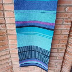 Guatemala El Dokuma Runner Mor,Yeşil,Mavi,Turkuaz renklerde.