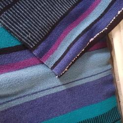 Guatemala El Dokuma Runner Mor,Yeşil,Mavi,Turkuaz renklerde.