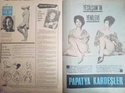 Pazar Aktüalite Sinema Tiyatro Mizah Mecmuası Dergisi Gazetesi - 25 Mart 1967 - Sayı:548 - Leyla Sayar - Opon İlaç Reklamı - Cüneyt Arkın - Güler Cüreklibatur - Fahrettin Cüreklibatur - Üzgün Karımın Evine Dönmesi İçin Herşeye Razıyım haberi - POP Sabun Reklamı - Sema Özcan - Ediz Hun - Vog Çorap Reklamı - Esen Püsküllü - Yüksel Alkaya - Berker İnanoğlu - Çolpan İlhan - Cüneyt Arkın - Fatma Girik - Yüksel Alkaya - Papatya Alkaya fotoğraf ve haberi - Dergi Tam Değildir Sadece 12 Sayfası Mevcuttur