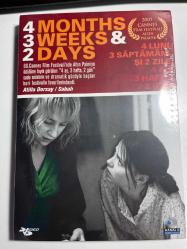 KANAL D HOME VIDEO - 4 MONTHS 3 WEEKS & 2 DAYS - 2007 CANNES FİLM FESTİVALİ ALTIN PALMİYE ÖDÜLÜ - 4 AY 3 HAFTA 2 GÜN - EKSTRALARIN OLDUĞU BİR BÖLÜM DE VAR... - AMBALAJI AÇILMAMIŞ DURUMDA SIFIR YENİ...