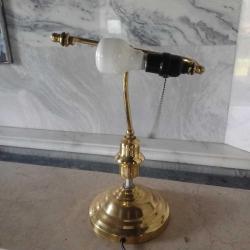 Metal Masa Lambası Banker Benzeri,Altın rengi