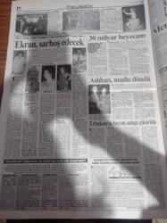 Hürriyet Gazetesi - 31 Aralık 1991 - Rıdvan Dilmen Ağlıyor - Metin Oktay'ı Kalbimize Gömdük - Naim Süleymanoğlu - Süleyman Seba - Gökova'da Termik Santrala Hayır Şenliği -  Bakan İsmet Sezgin'den Dans Maratonu - Star1'e Haciz Durduruldu - Süleyman Demirel - Tansu Çiller - Orhan Gencebay - Gönül Yazar - Recep Tayyip Erdoğan - Hatip Dicle