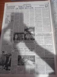 Hürriyet Gazetesi - 31 Aralık 1991 - Rıdvan Dilmen Ağlıyor - Metin Oktay'ı Kalbimize Gömdük - Naim Süleymanoğlu - Süleyman Seba - Gökova'da Termik Santrala Hayır Şenliği -  Bakan İsmet Sezgin'den Dans Maratonu - Star1'e Haciz Durduruldu - Süleyman Demirel - Tansu Çiller - Orhan Gencebay - Gönül Yazar - Recep Tayyip Erdoğan - Hatip Dicle