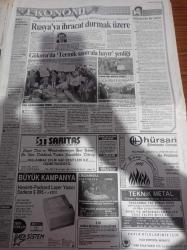 Hürriyet Gazetesi - 31 Aralık 1991 - Rıdvan Dilmen Ağlıyor - Metin Oktay'ı Kalbimize Gömdük - Naim Süleymanoğlu - Süleyman Seba - Gökova'da Termik Santrala Hayır Şenliği -  Bakan İsmet Sezgin'den Dans Maratonu - Star1'e Haciz Durduruldu - Süleyman Demirel - Tansu Çiller - Orhan Gencebay - Gönül Yazar - Recep Tayyip Erdoğan - Hatip Dicle