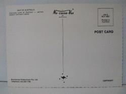 ŞEHİR KARTPOSTALI-AVUSTRALYA ŞEHRİN KÜLTÜR HARİTASI GÖRÜNTÜSÜ,ARKASINA YAZILMAMIŞ, RENKLİ, 11 X 15 CM EBADINDA - 1950'LER, 1960'LAR, 1970'LER, 1980'LER