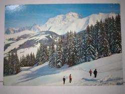 ŞEHİR KARTPOSTALI-KARLAR ALTINDA ALP DAĞLARI GÜNDÜZ GÖRÜNTÜSÜ,ARKASINA YAZILMAMIŞ,RENKLİ, 11 X 15 CM EBADINDA - 1950'LER, 1960'LAR, 1970'LER, 1980'LER