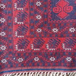 Çift Mihraplı ,Kelle Ebat Yağcıbedir Halısı Elli motif Heybeli Su,El Dokuma,Eğridere Köyü Orjinal