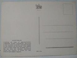 ŞEHİR KARTPOSTALI-AVUSTRALYA KÜLTÜR HARİTASI GÖRÜNTÜSÜ,ARKASINA YAZILMAMIŞ,RENKLİ, 11 X 15 CM EBADINDA - 1950'LER, 1960'LAR, 1970'LER, 1980'LER