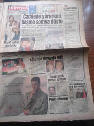 Hürriyet Gazetesi - 25 Şubat 1996 - Beşiktaş Zirveyi Salladı - Şanlı Sarıalioğlu - Vedat Okyar - Galatasaray'ın Gol Ayağı Saunders - Saddam'ın İki Kızı Kocalarını Sattı İdama Döndüler Ve İdam Edildiler - Ölüm Emri Saddam'ın Büyük Oğlu Uday'dan - Semra Özal Paris'te Müslüm Gürses'i Dinledi - Mesut Yılmaz Ve Necmettin Erbakan Anarefah İçin Anlaşamadı