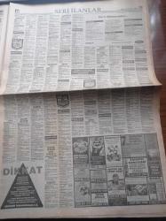 Hürriyet Gazetesi - 25 Şubat 1996 - Beşiktaş Zirveyi Salladı - Şanlı Sarıalioğlu - Vedat Okyar - Galatasaray'ın Gol Ayağı Saunders - Saddam'ın İki Kızı Kocalarını Sattı İdama Döndüler Ve İdam Edildiler - Ölüm Emri Saddam'ın Büyük Oğlu Uday'dan - Semra Özal Paris'te Müslüm Gürses'i Dinledi - Mesut Yılmaz Ve Necmettin Erbakan Anarefah İçin Anlaşamadı