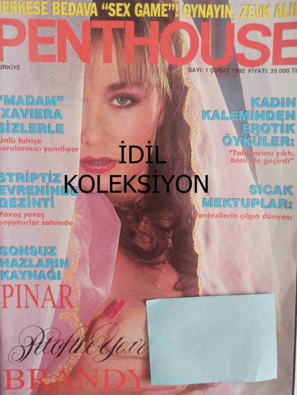 Penthouse Yetişkin Erkek Dergisi Şubat 1992 Hülya Avşar Heather  