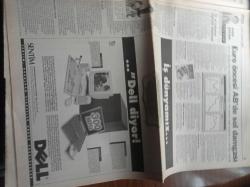 Milliyet Gazetesi - 1 Kasım 1998 - Modanın Büyük Önderi Faruk Saraç - Fenerbahçe Başkanı Aziz Yıldırım'ın Baliç Duası - Hagi Ayakta Alkışlandı - Sanatçı Direnişi -  RTÜK'e Öfke Artıyor Bizimkiler Ve Mahallenin Muhtarları Da Eylemde - Levent Kırca - Hava Korsanı Erdal Aksu Gece Gömüldü - Atatürk Kostümleri - Umur Bugay Ve Kandemir Konduk Da RTÜK'e Bayrak Açtı