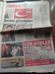 Milliyet Gazetesi - 17 Şubat 1999 - Türkiye Tarihini Değiştirecek Müthiş Operasyon - Türk Özel Timi Abdullah Öcalan'ı Kenya'da Bulup Getirdi - Bordo Bereli Harekatı - Örgüt Panikte - Kenya Abdullah Öcalan'ı Kovdu - Abdullah Öcalan Yakalandı Piyasa Coştu - Şehit Annelerinin Sevinç Gözyaşları - 16 Şubat Artık Anneler Günü - PKK'nın Gerçek Yüzü - Harun Erdenay - İbrahim Kutluay