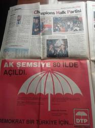 Milliyet Gazetesi - 27 Şubat 1999 - Şifo Mehmet Yeniden Doğdu - - Galatasaray'da Muhalefet Atağa Geçti - Abdullah Öcalan Necmettin Erbakan Bana Ateşkes Önerdi - Abdullah Öcalan'ın Avukatı Ahmet Zeki Okçuoğlu Sustu - Suriye'de Yedek PKK - Demokratik Kitle Partisine Kapatma - Şerafettin Elçi - Asker Askersiz Devlet Güvenlik Mahkemesi - Genelkurmay Başkanı Hüseyin Kıvrıkoğlu Atina Kaçamaz
