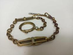 Antika Cep Saati Kösteği ve Anahtarı