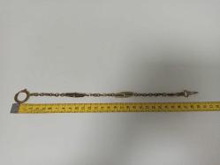 Antika Cep Saati Kösteği ve Anahtarı