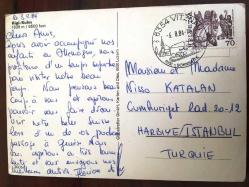 ŞEHİR KARTPOSTALI, RİGİ KALTBAD, İSVİÇRE ALPLERİ'NDE, LUZERN KANTONUNDA BULUNAN BİR TATİL BELDESİ, ARKASI YAZILI VE PULLU, RENKLİ, 11 X 15 CM EBADINDA - 1940'LAR, 1950'LER, 1960'LAR, 1970'LER 1980'LER