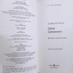 DİJİTAL CEHENNEM -Bir Like'ın Ucuna Yolculuk- İş Kültür Yayınları 2023 -21.yy Kitaplığı