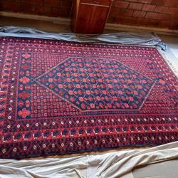 Çift Mihraplı ,Kelle Ebat Yağcıbedir Halısı Elli motif Heybeli Su,El Dokuma,Eğridere Köyü Orjinal