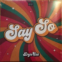 DOJA CAT İMZALI SAY SO MAXI SINGLE LIMITED EDITION COKE BOTTLE CLEAR PLAK 2020