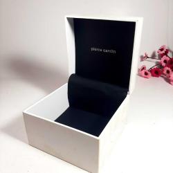 Vintage Pierre Cardin Karton Beyaz Kutu