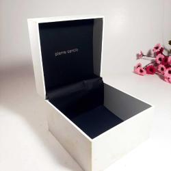 Vintage Pierre Cardin Karton Beyaz Kutu