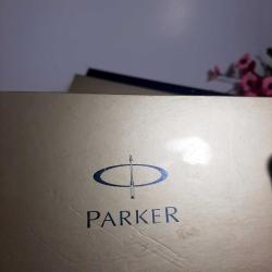 Vintage kalem kutusu 2 Adet, Parker Beyaz Renkli