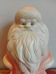 SOVYET KAUÇUK (LASTİK) VİNTAGE DED MOROZ (NOEL BABA) FİGÜR OYUNCAK BİBLO BEBEK 22 CM