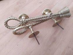 İKİ ADET PİRİNÇ DÖKÜM APARTMAN KAPI KOLU