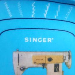Vintage Singer Tabak, Dekoratif Tabak Plastik Mika