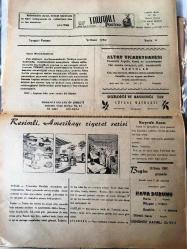 KÜTAHYA TAVŞANLI  POSTASI GAZETESİ YEREL TAŞRA BASINI-   18 Nisan 1962-YIL :13 SAYI :722- Kütahya ilinden yetişenleri derneğinin çalışmaları A.Kamil Güvenç - Niyat Su Siyasi Af Şatlara  Bağlı Dedi - İlk İlan- Fin Hükümetini 39 Yaşında Bir Çiftçi Kurdu - Korkunç  Ölüm Işığı Keşfedildi - Memleket  Haberleri  :  Dahiler ülkesi  - Celal Atik yeni  elemanları da deniyor - Kütahya  İlinden Yetişenleri  Derneği  Şiir Müsabakası -