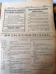 KÜTAHYA TAVŞANLI  POSTASI GAZETESİ YEREL TAŞRA BASINI-   23 NİSAN 1962- YIL :13 SAYI :726- 23 Nisan Milli Hakimiyet Ve Çocuk Bayramı ,Aziz Milletimize Kutlu olsun-Bir soyguncu  yakalandı - Fazla İçerek rezalet  çıkardılar sonrada tevkif edildiler- Son Çağ - Gemilerde Kaçakçılık Önlenemiyor -  23 Nisan -  Bir kız kilosu 1000 liradan satıldı - Memleket Haberleri : Park Gazinosuna Giren Hırsız Yakalandı -  Üç  ayda 1025 eser basıldı -Moymul  İlkokulunun Müsameresi -Kütahya İlinden Yetişenleri  Derneği  Şiir Müsabakası - Gelecekte bütün  hayaller  hakikat olaca-