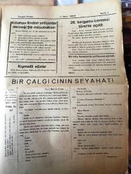 KÜTAHYA TAVŞANLI  POSTASI GAZETESİ YEREL TAŞRA BASINI-  31 Mayıs 1962-YIL :13 SAYI :753- Ziraat Uzmanları Türkiye 'nin Gıda Ve Elyaf İhtiyaçlarını İnceleyecek -İstanbul 'un alınışının 509. yıldönümü büyük bir törenle kutlandı - Japonya da Gagarin 'i  İstemediler - 2 dakika da 15 metre boyunda sosis  imal eden makine - 1961  senesi  turizm mevsimi  iyi başladı - Memleket  Haberleri  : Mersin Rafinesi  ilk  ham petrollü  İstanbul a Sevk etti - Lefkoşe Fuarına 15  Firma İştirak Ediyor - Siirt 'te soygunculuk olayları  devam ediyor - Kütahya  ilinden yetişenler  derneği  şiir müsabakası - 26  Bergama kermesi törenle açıldı - Bir çalgıcının seyahati
