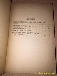 Webster's Dictionary - Noah Webster & Edward N. Teall - Award Books - İngilizce Kitap (Webster Sözlüğü) Hafif Yıpranmış Kapak