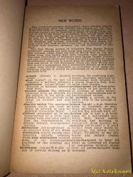 Webster's Dictionary - Noah Webster & Edward N. Teall - Award Books - İngilizce Kitap (Webster Sözlüğü) Hafif Yıpranmış Kapak