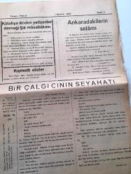 KÜTAHYA TAVŞANLI  POSTASI GAZETESİ YEREL TAŞRA BASINI-    1 HAZİRAN 1962- Yıl :13 sayı :754-  Nurcular ,yurt dışında bir teşkilat kurdular -İsmet İnönü Başvekillikten  istifa etti -Biçki - dikiş  yurdu  öğrencilerin  sergisi -  Türkiye Kızılay   Cemiyeti  Emet Şubesi  Başkanlığından - Çeltik çomak oyunundan  doğan kavga ölümle  bitti - Müziksever  çiçek - Memleket Haberleri : Namazda ayak  gıdıkladı  tartaklandı - Dinar İlçesinin  tek eczanesi 50  gündür kapalı - Tavşanlı  Dursun Bey ,Balıkesir   Otobüsü  Seferleri  Başladı -  Kütahya ilinden yetişenleri  derneği şiir müsabakası -Ankara da kilerin  Selamı -   Batıya  kaçan gençlere  Doğu Alman polisi ateş açtı -