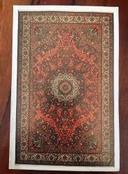 HEDİYE KARTPOSTALI, TÜRK MOTİFİ HALI VE KİLİM DESENİ, ARKASI YAZILMAMIŞ, RENKLİ, 17 X 11 CM EBADINDA - 1940'LAR, 1950'LER, 1960'LAR, 1970'LER 1980'LER