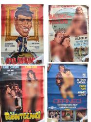 Cüneyt Arkın, Kemal Sunal, Yılmaz Güney 19 adet sinema film afişi