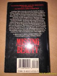 Missing Beauty - Teresa Carpenter - Zebra Books - İngilizce Kitap (Kayıp Güzellik)