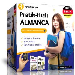 Pratik Hızlı Almanca Eğitim Seti (3 Kitap)